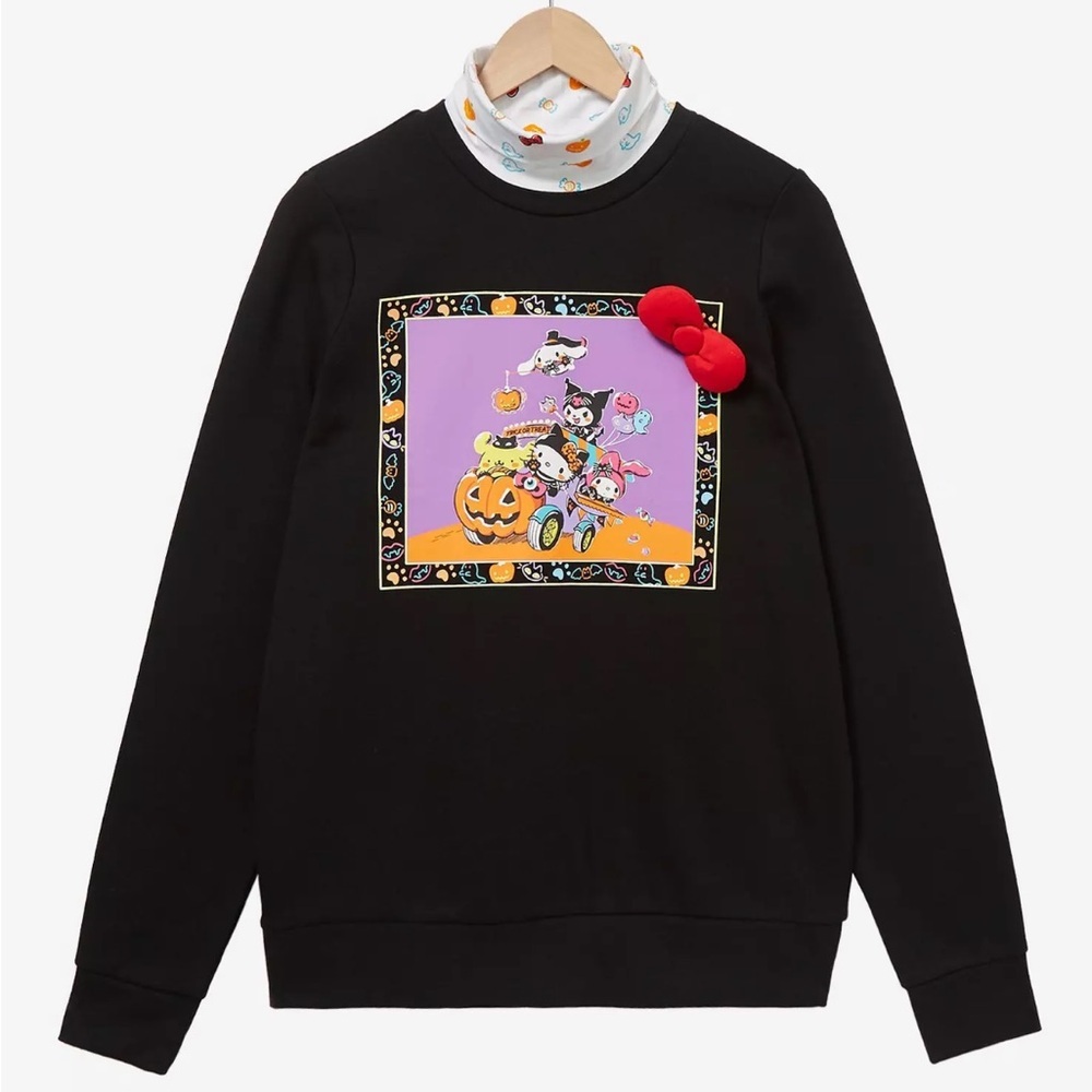 Sanrio Hello Kitty & Friends Halloween Costume Portrait Turtleneck Sweatshirt